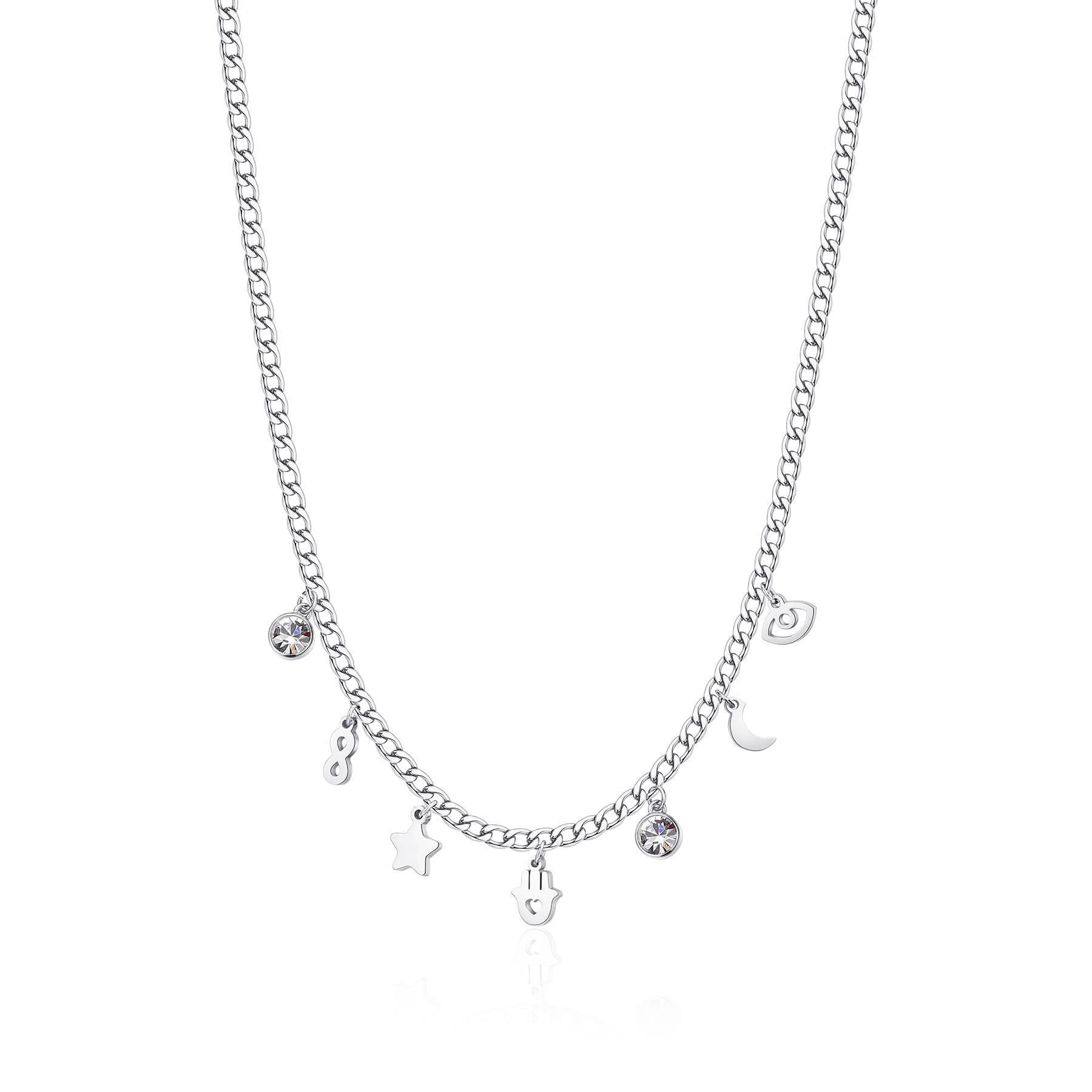 S'Agapõ Collana MESSAGE - MESSAGE - Acciaio
