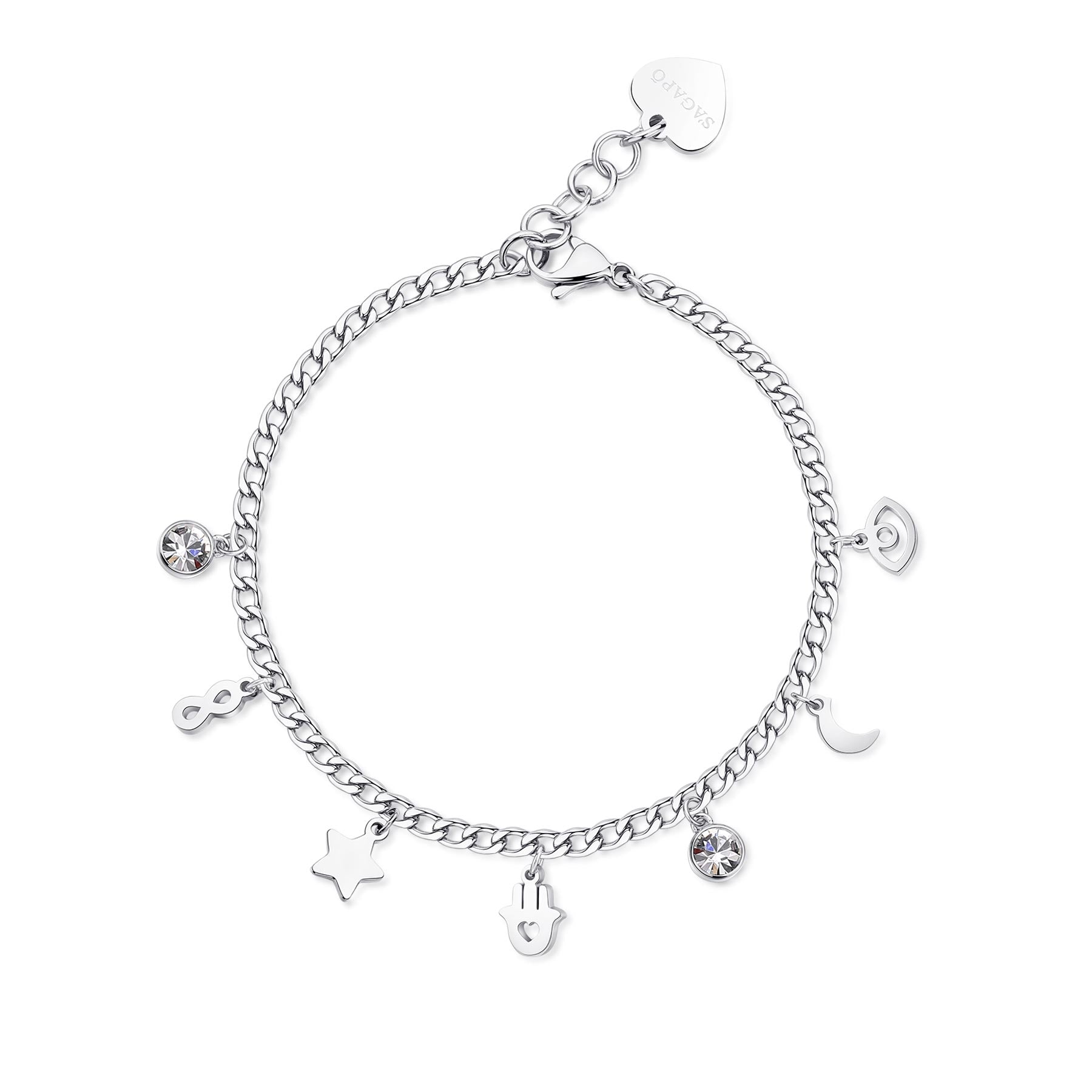 S'Agapõ Bracciale MESSAGE - MESSAGE - Acciaio