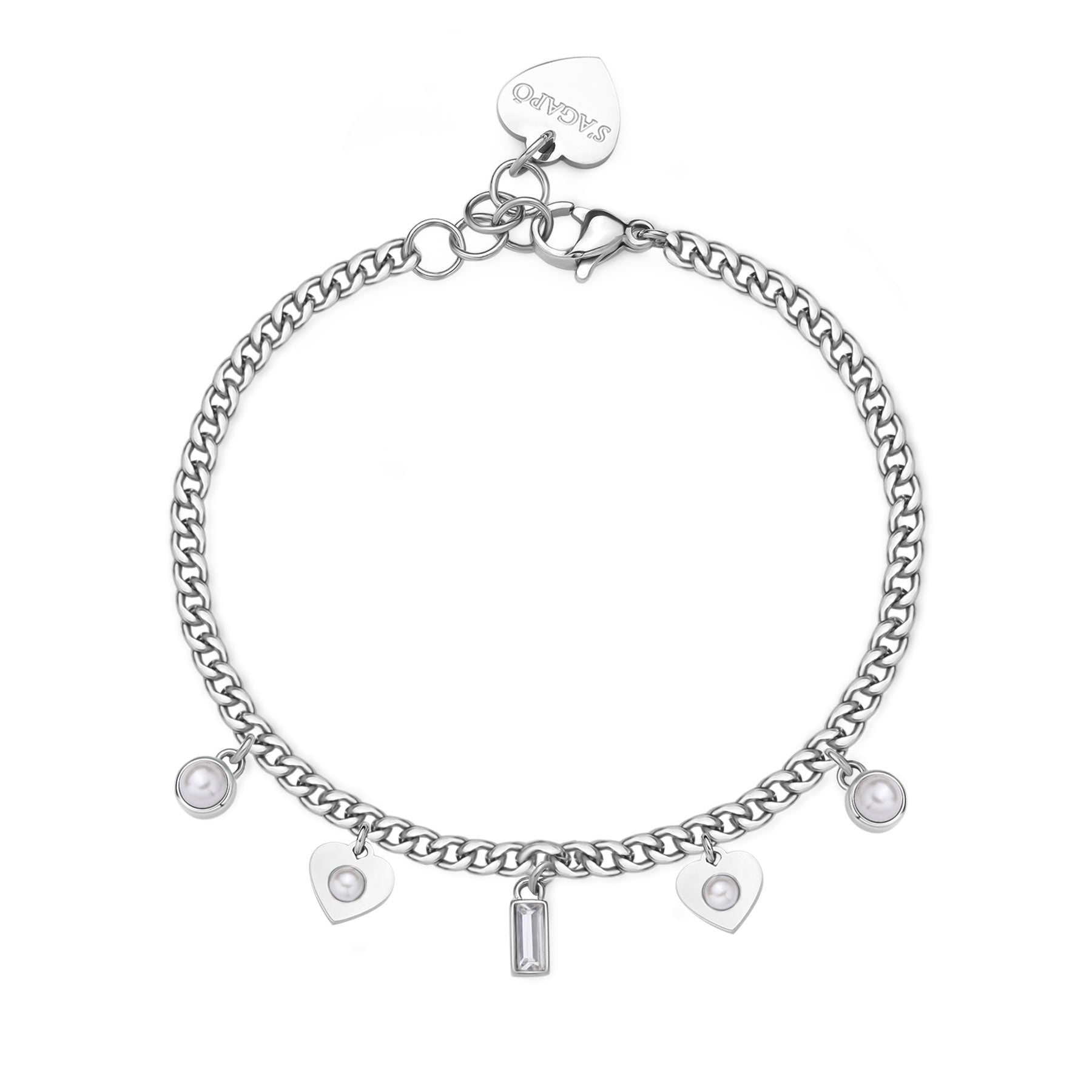 S'Agapõ Bracciale MESSAGE - MESSAGE - Acciaio
