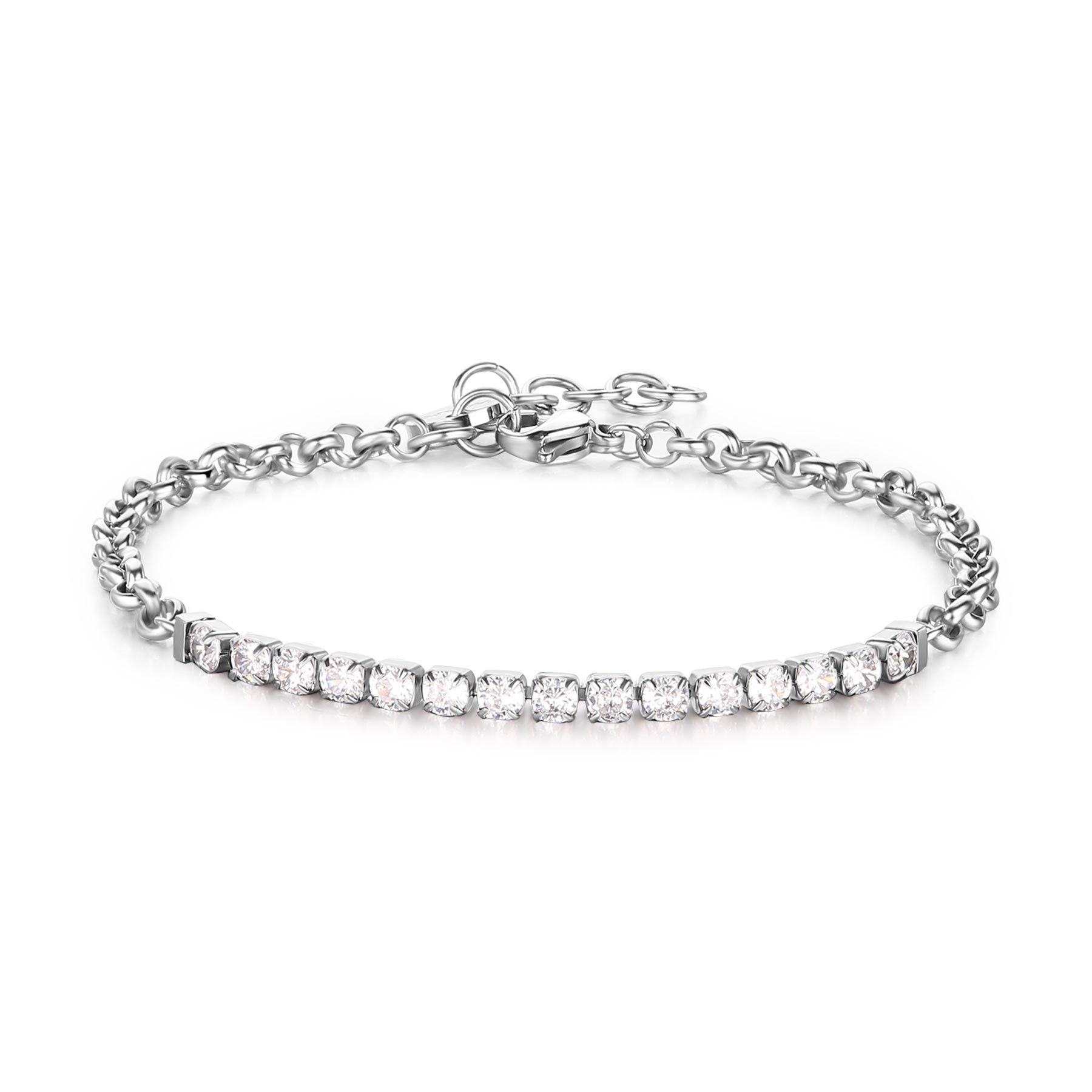 S'Agapõ Bracciale TRICKY - TRICKY - Acciaio