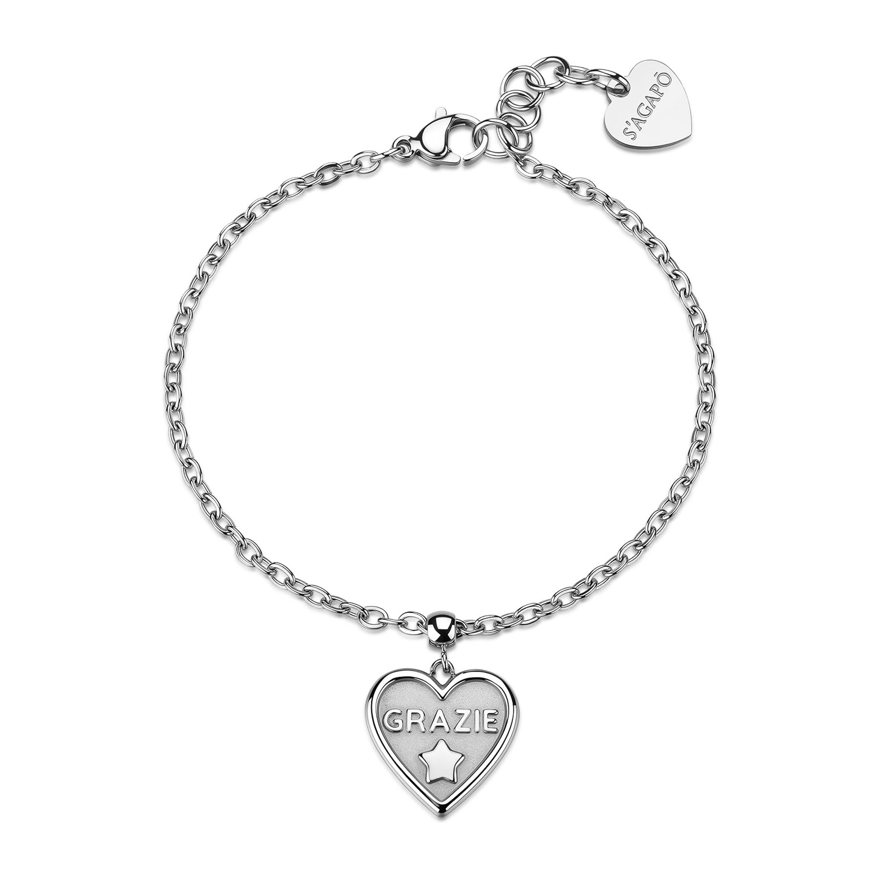 S'Agapõ Bracciale DUH DUH - DUH DUH - Acciaio