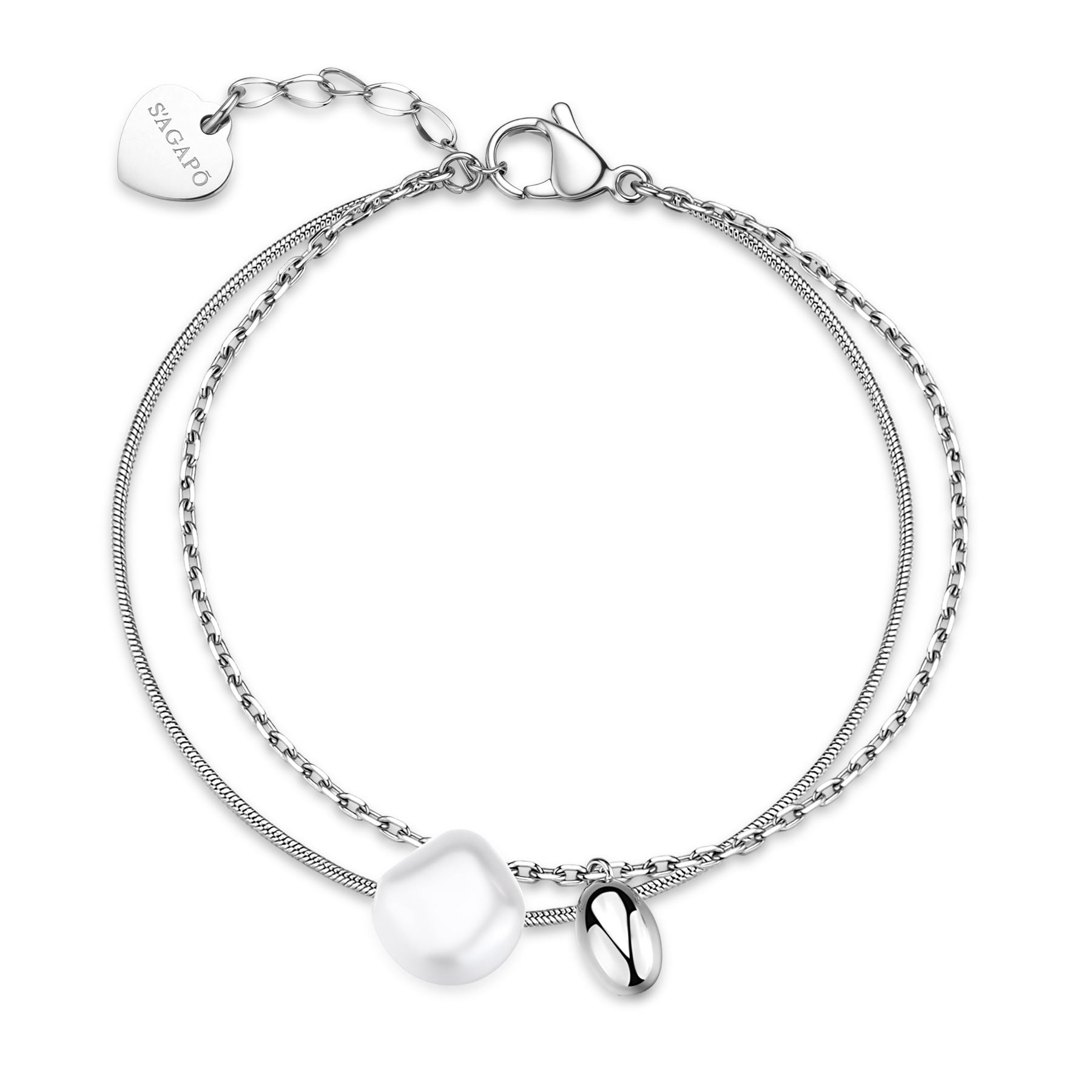 S'Agapõ Bracciale WISDOM - WISDOM - Acciaio