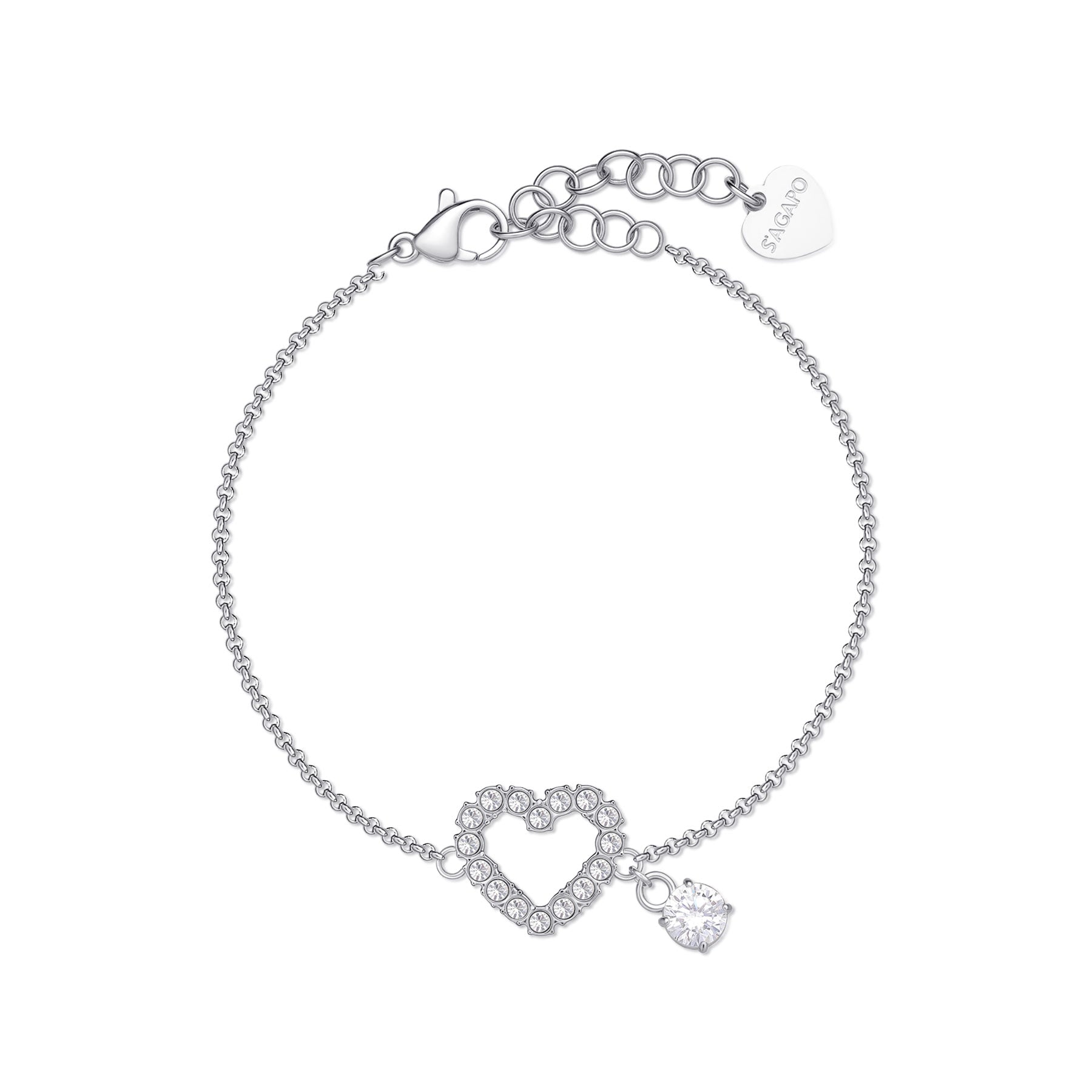 S'Agapõ Bracciale TWINKLE - TWINKLE - Acciaio
