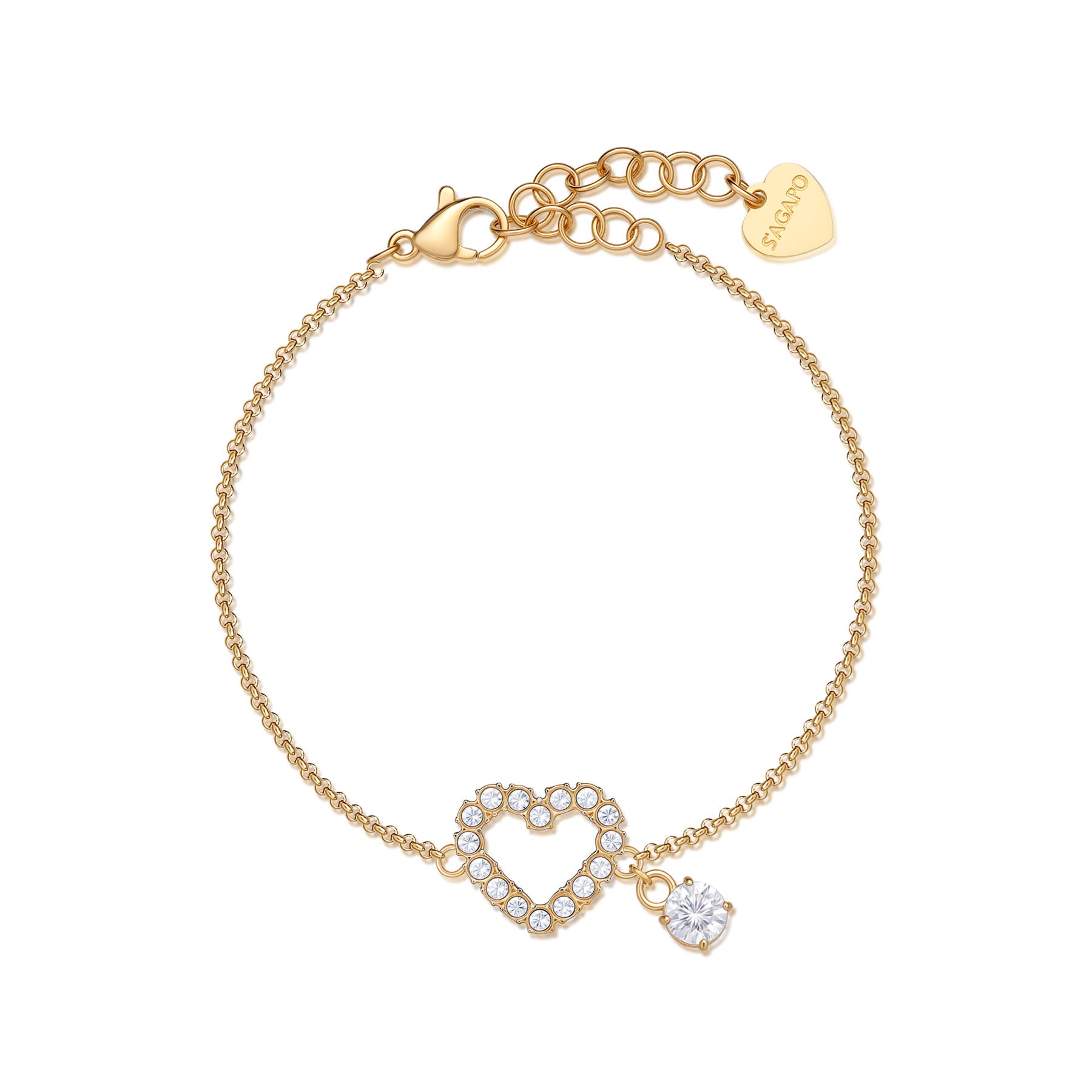 S'Agapõ Bracciale TWINKLE - TWINKLE - Acciaio
