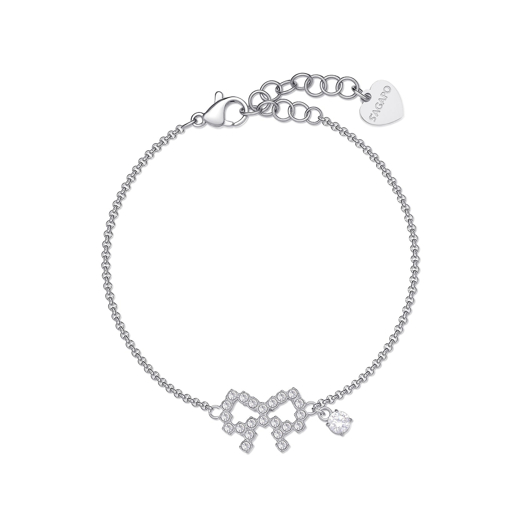 S'Agapõ Bracciale TWINKLE - TWINKLE - Acciaio
