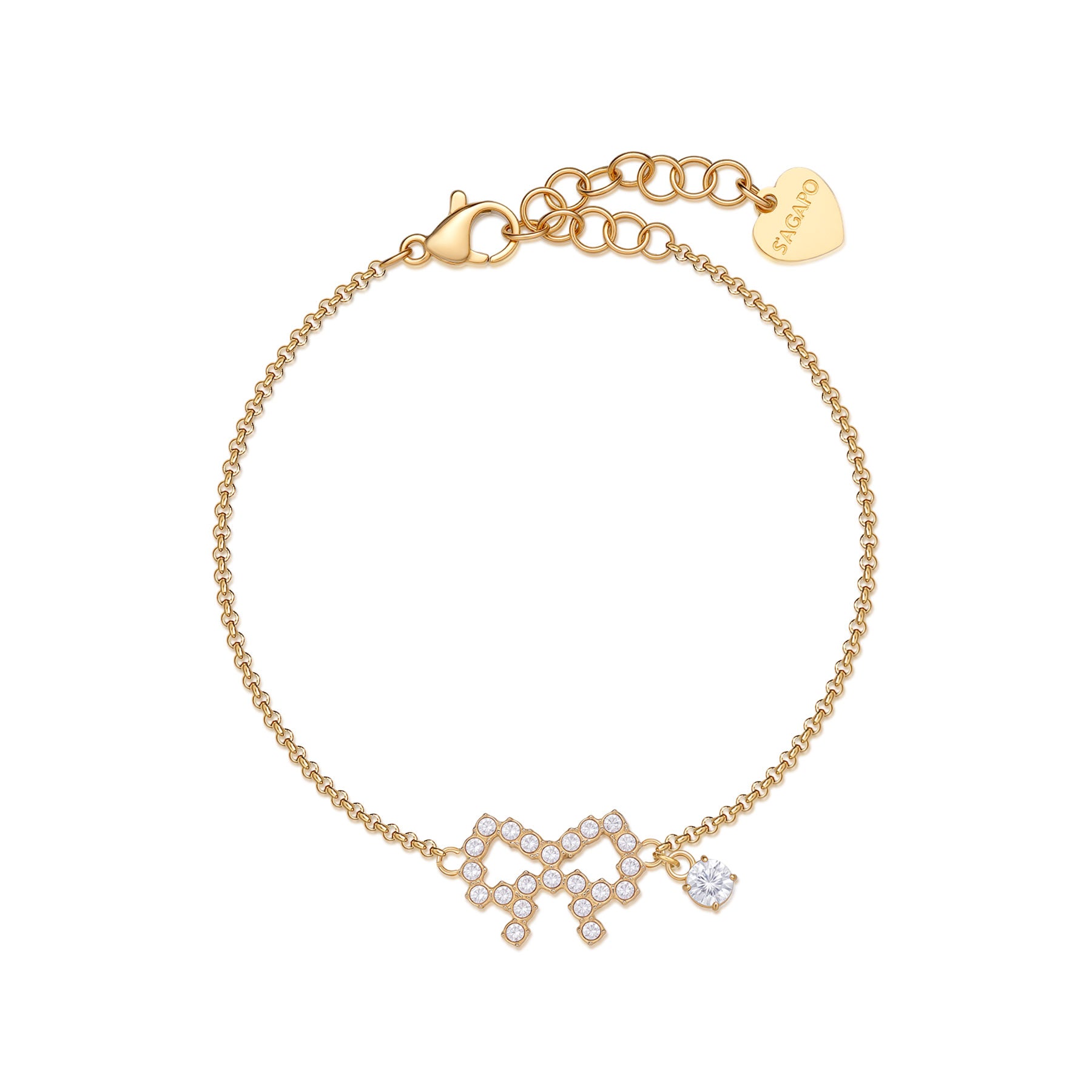 S'Agapõ Bracciale TWINKLE - TWINKLE - Acciaio