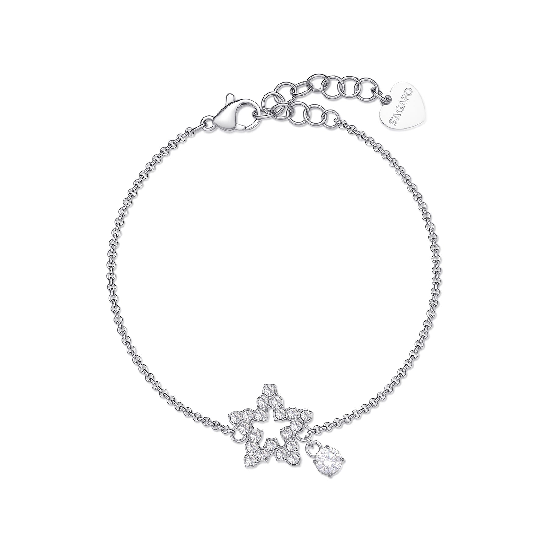 S'Agapõ Bracciale TWINKLE - TWINKLE - Acciaio